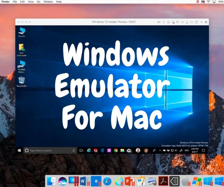 mac emulator for window